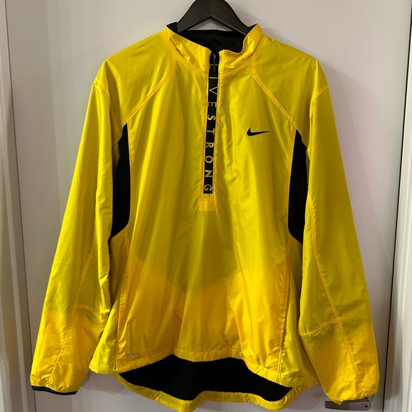 Nike Other - Nike Livestrong Men’s X-Large Windbreaker Yellow Jacket